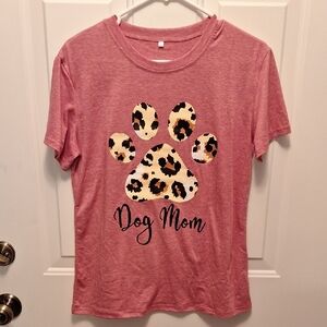 Dog Mom Pink T-Shirt
